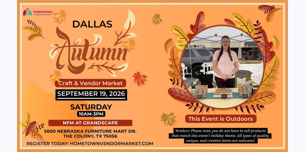 Dallas Autumn Craft and Vendor Market photo in The Colony, TX, TX