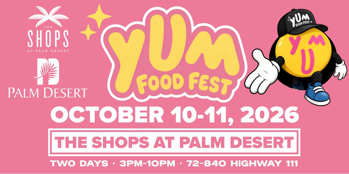 Yum Food Fest & Night Market l October 10 & 11, 2026 photo in Palm Desert, CA, CA