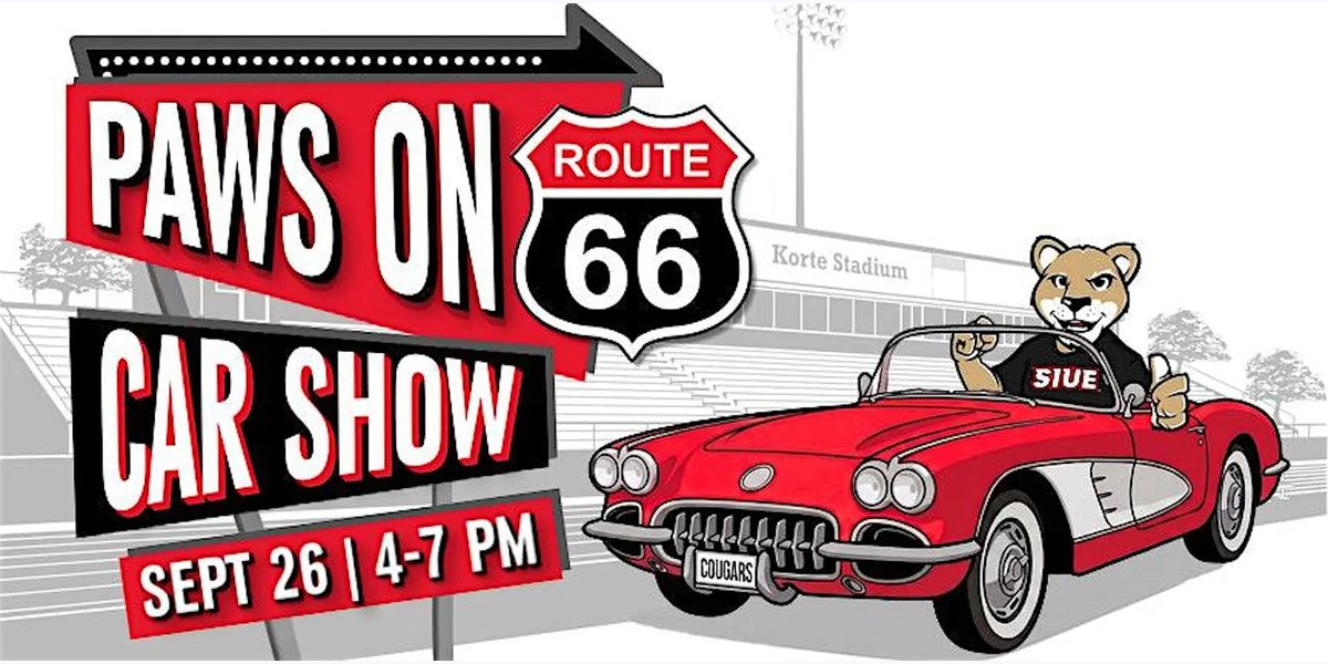 SIUE Paws on Route 66 Car Show in Edwardsville, IL