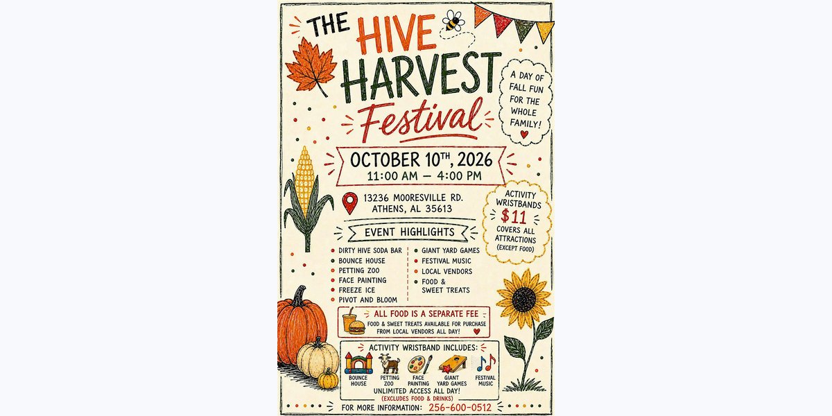 The Hive Harvest Festival photo in Athens, AL, AL