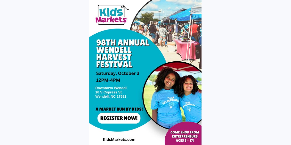 Kids Markets at the Wendell Harvest Festival photo in Wendell, NC, NC