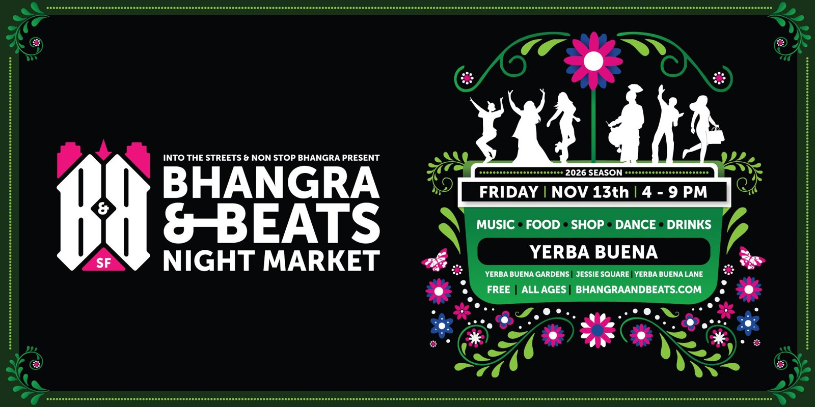 Bhangra & Beats Night Market-Official City of SF Diwali Celebration photo in San Francisco, CA, CA