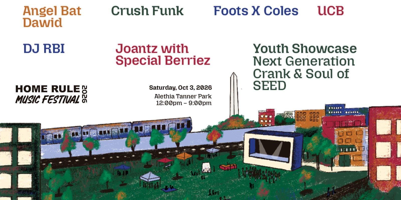 2026 Home Rule Music Festival @ Alethia Tanner Park — festival in Washington, DC