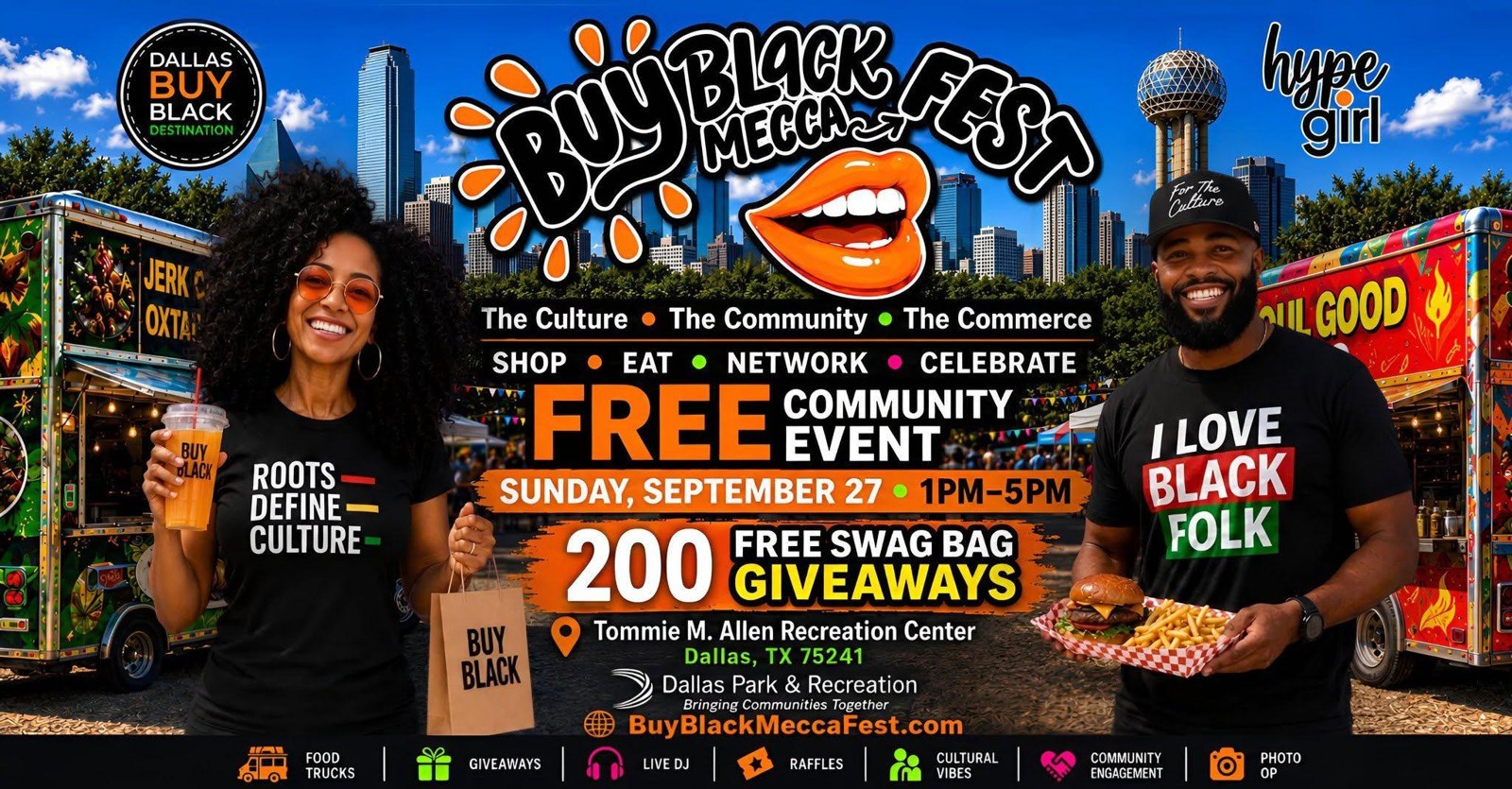 Buy Black Mecca Fest | FREE Dallas Community Festival — festival in Dallas, TX