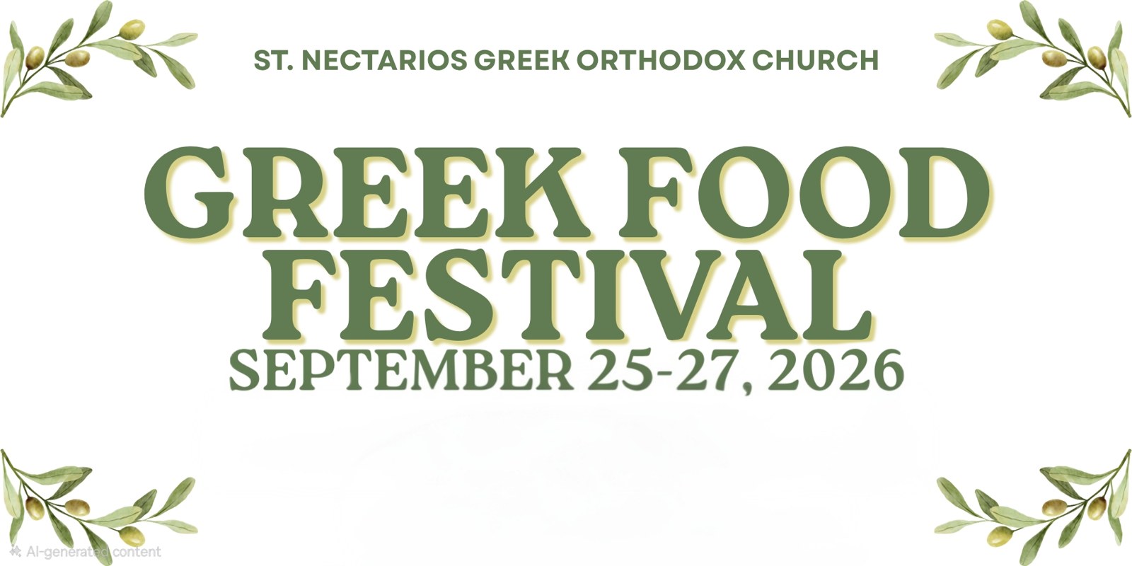 Greek Food Festival-St. Nectarios Church Roslindale, MA September 25-27 photo in Boston, MA, MA