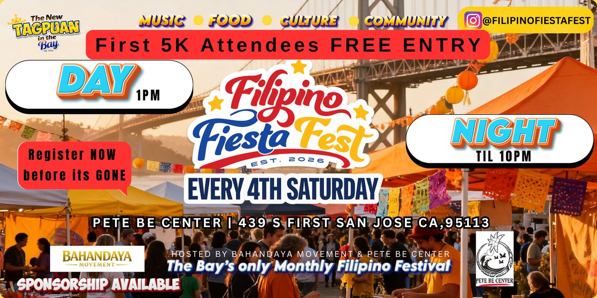 FREE: Filipino Fiesta Fest - Street Food, Music & Culture! photo in San Jose, CA, CA