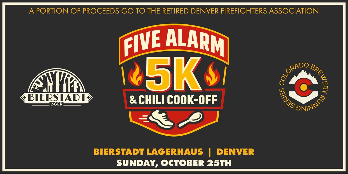 Five Alarm 5k & Chili Cook-Off @ Bierstadt Lagerhaus | Denver | 2026 CO BRS — rally in Denver, CO