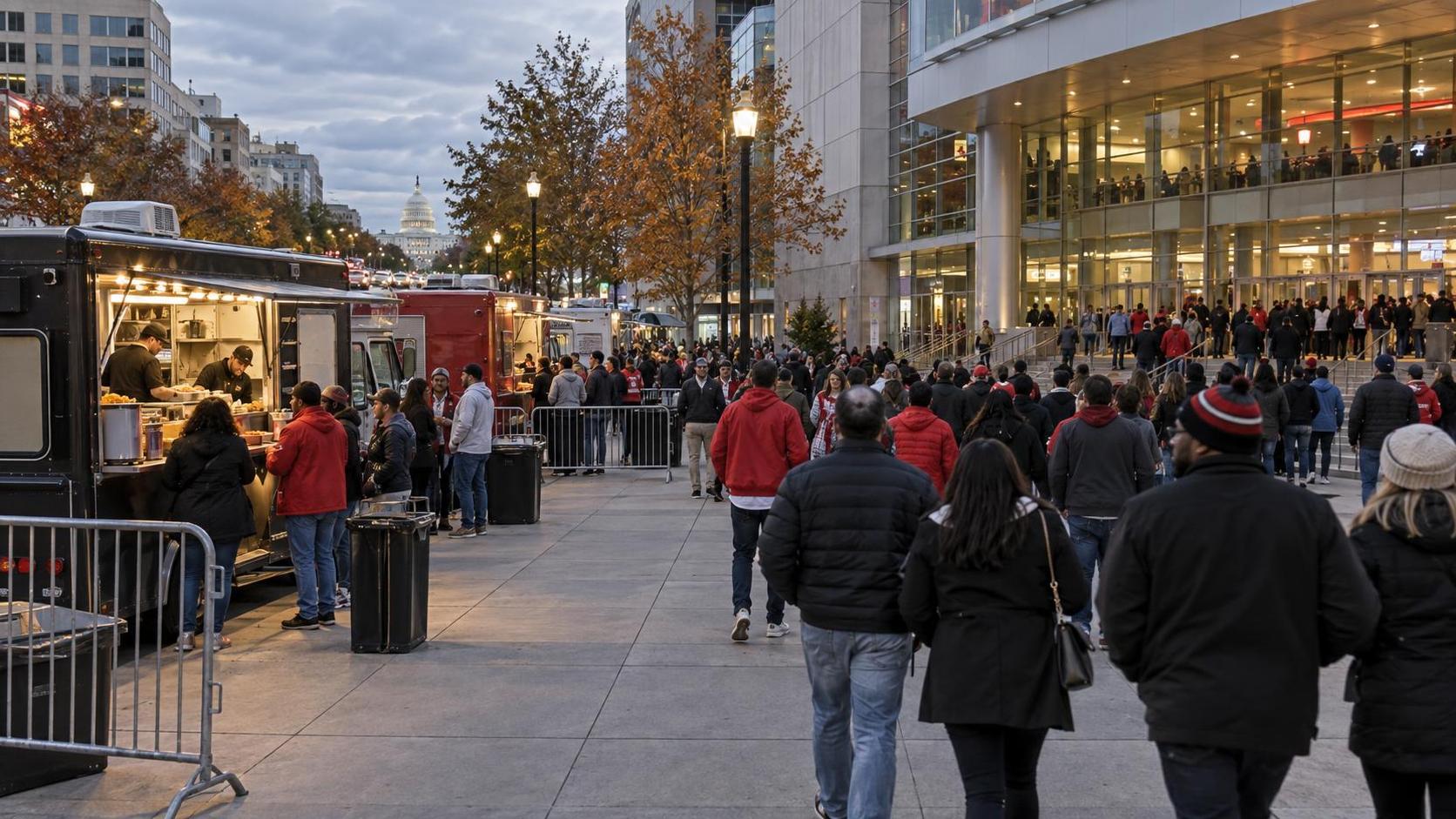 Washington Capitals vs. New Jersey Devils — crowd in Washington, DC