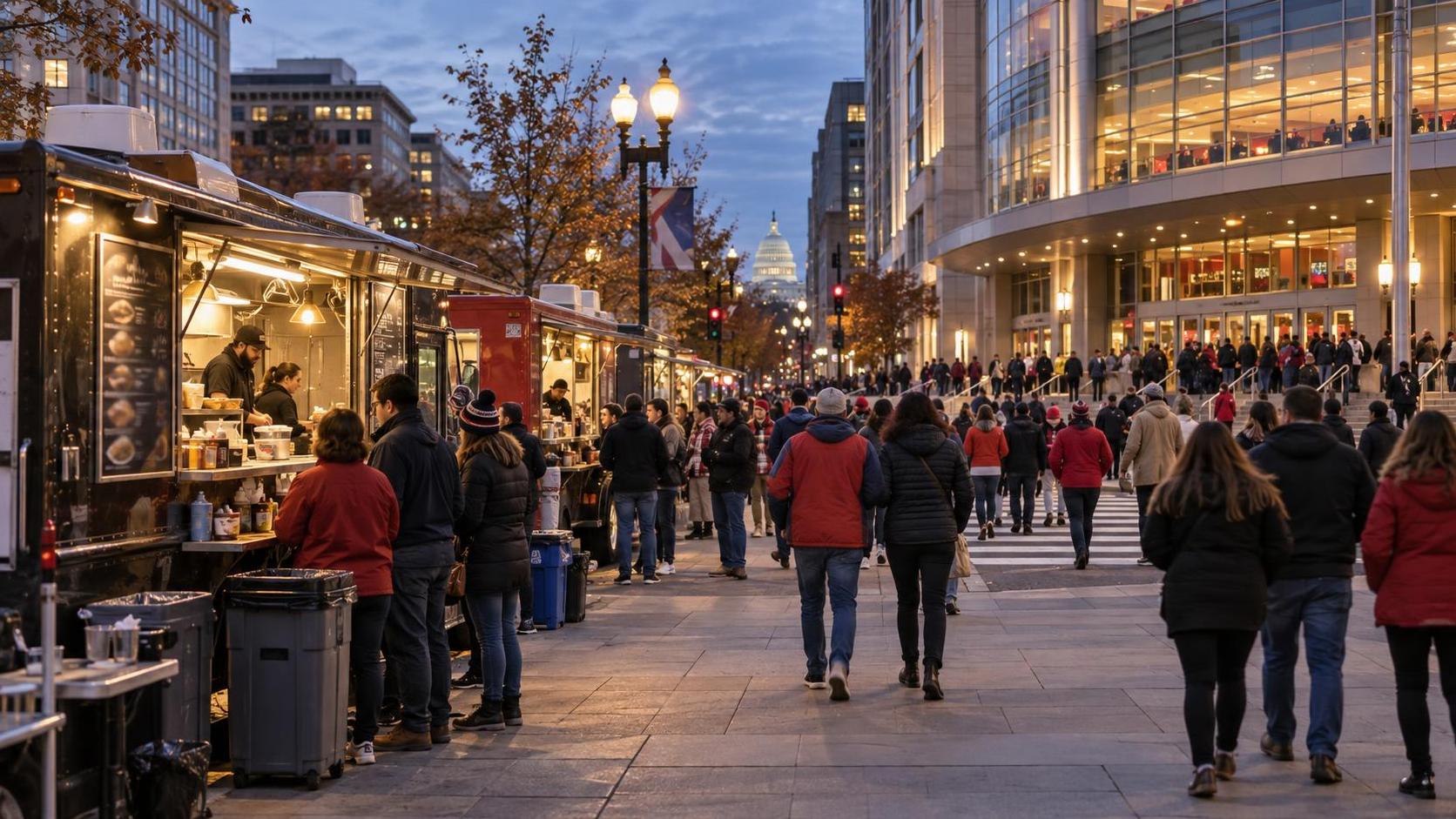 Washington Capitals vs. Philadelphia Flyers — crowd in Washington, DC