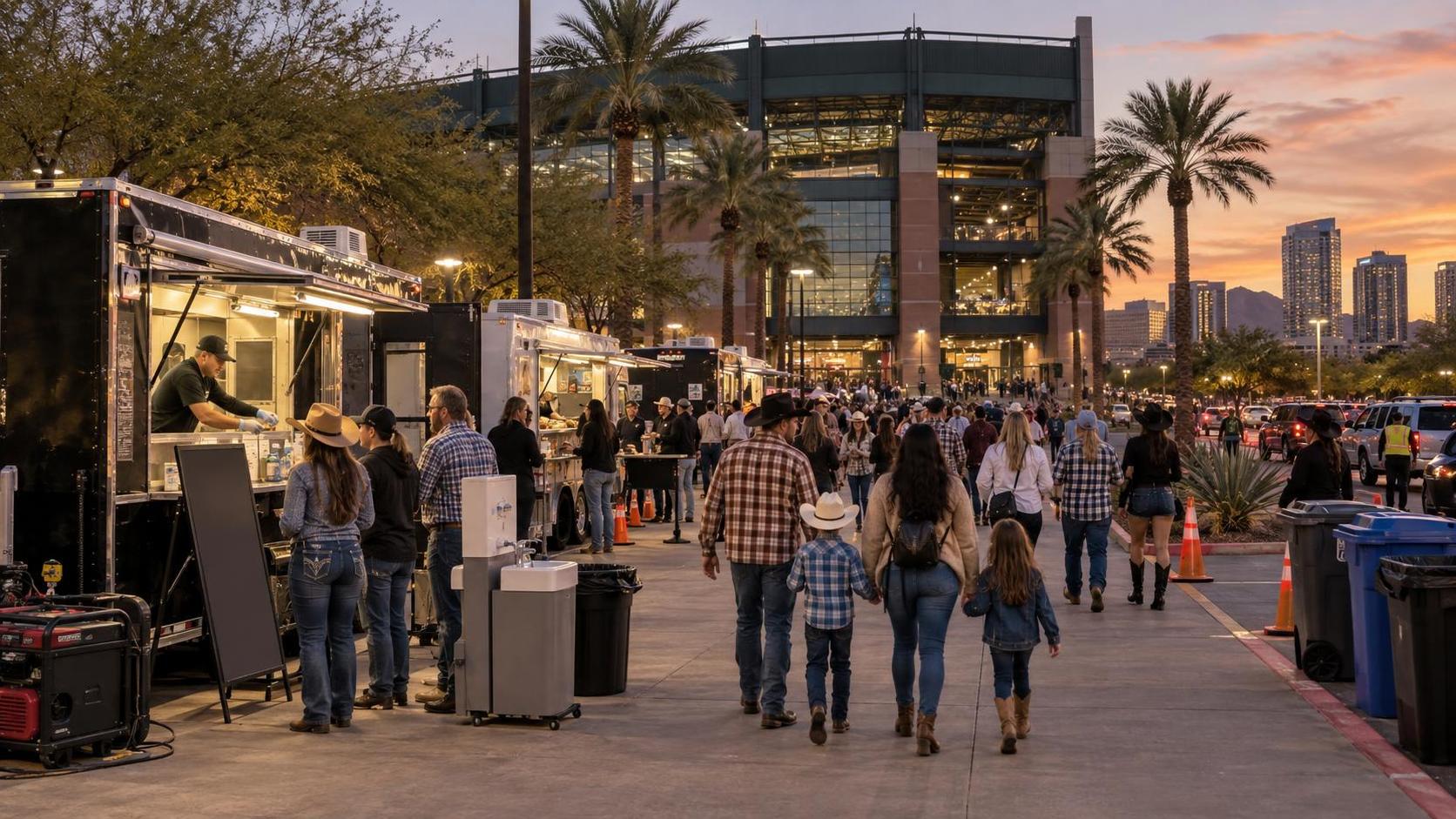 The Hondo Rodeo Fest 3-Day Package — crowd in Phoenix, AZ