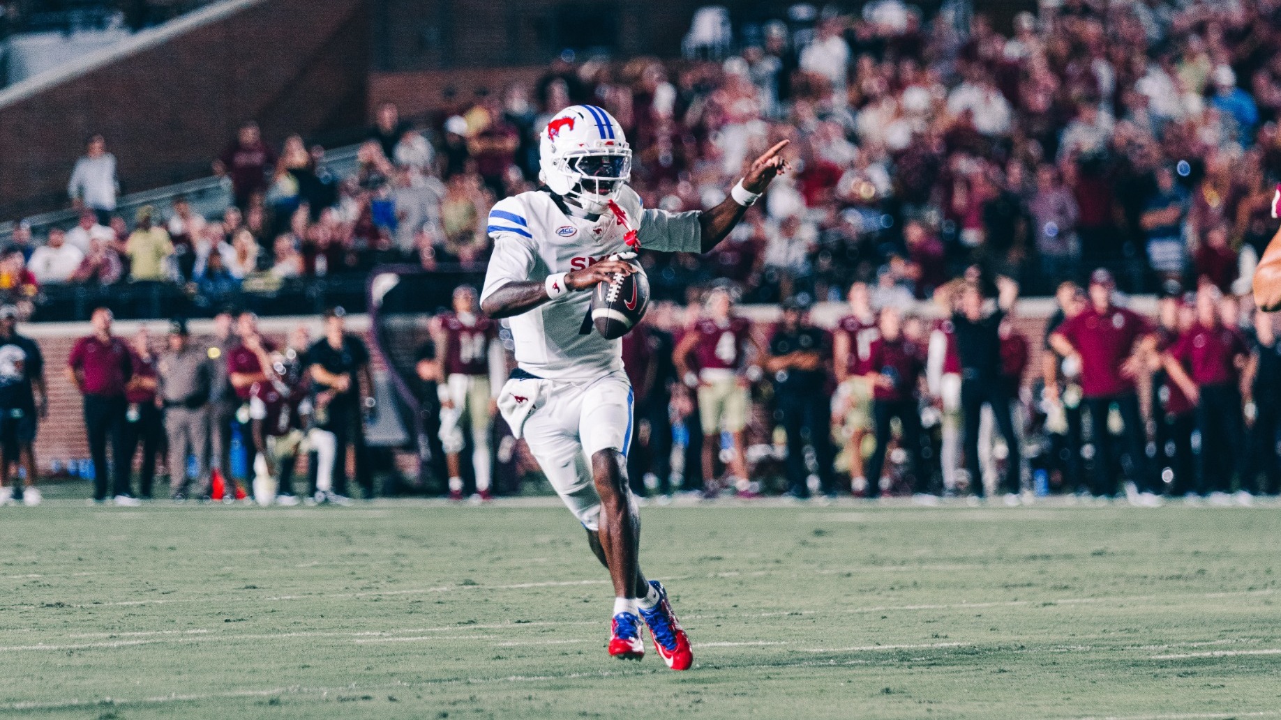 SMU Mustangs Football vs. Boston College Eagles Football — crowd in Dallas, TX