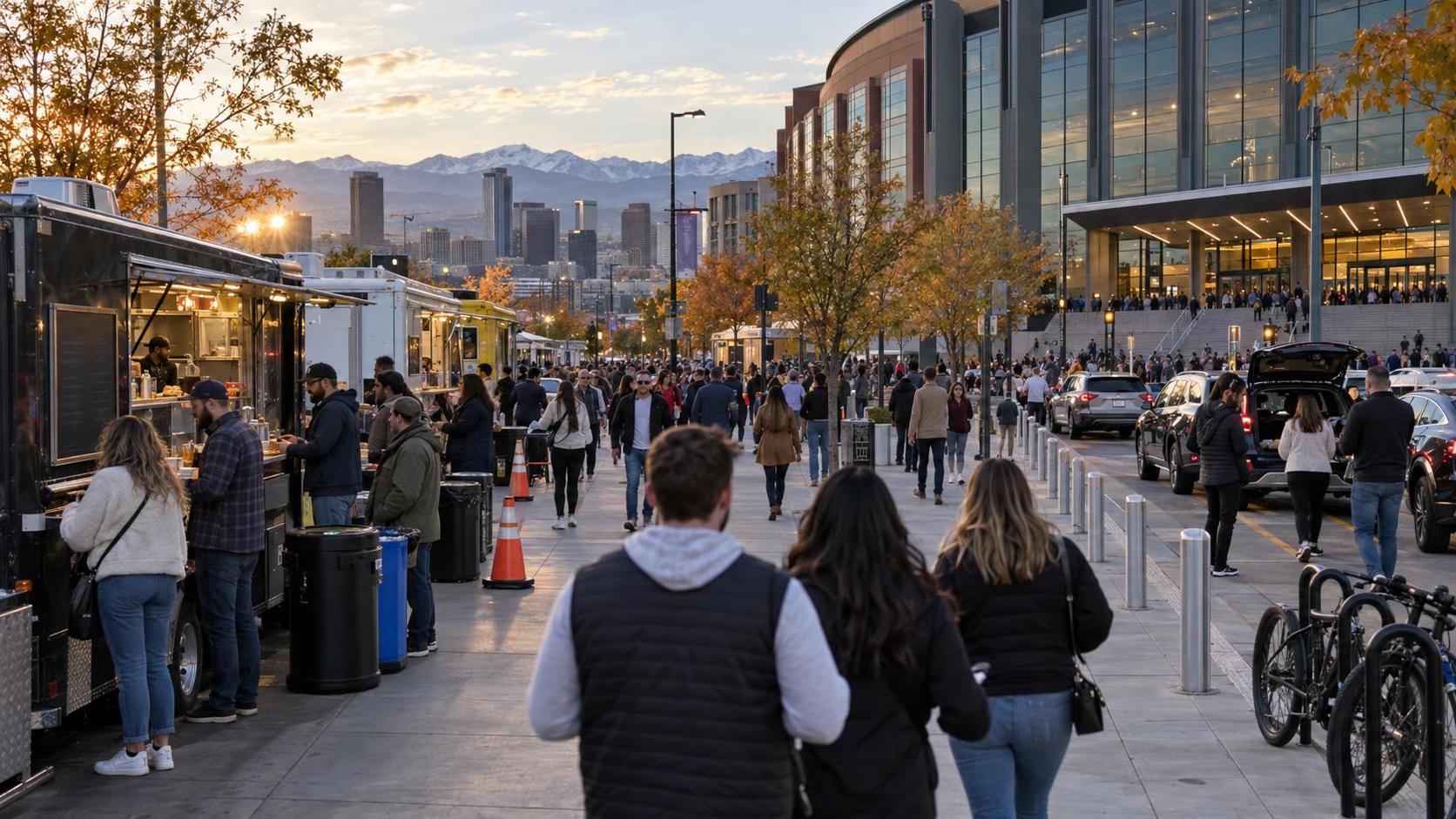 Denver Nuggets vs. New Orleans Pelicans — crowd in Denver, CO