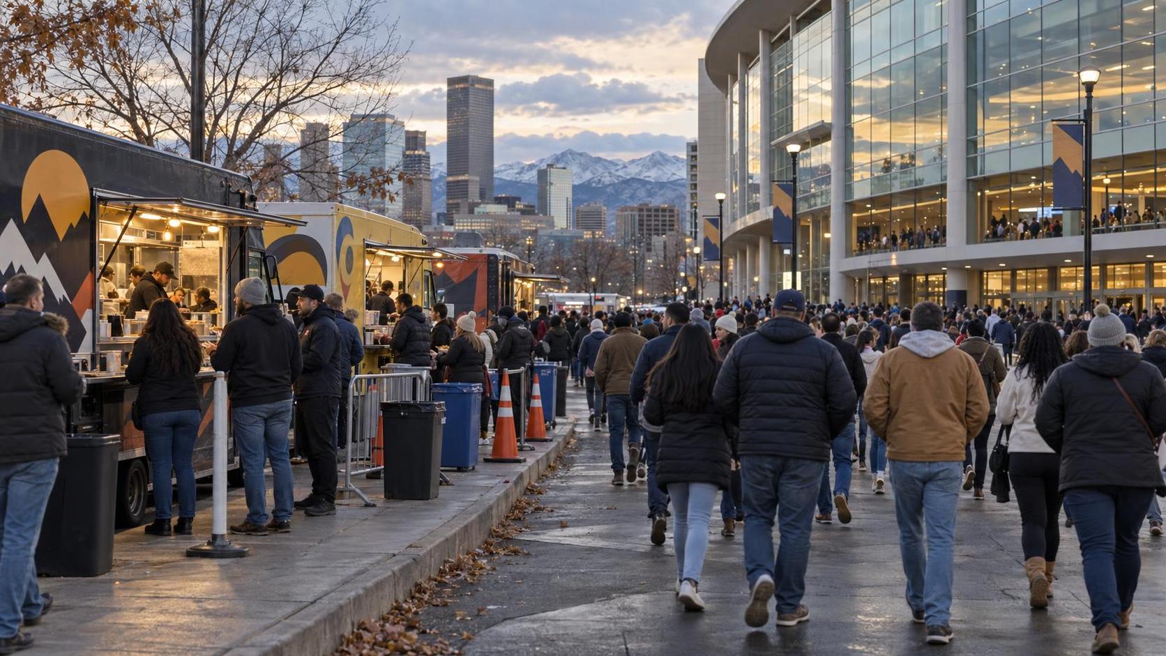 Denver Nuggets vs. Toronto Raptors — crowd in Denver, CO