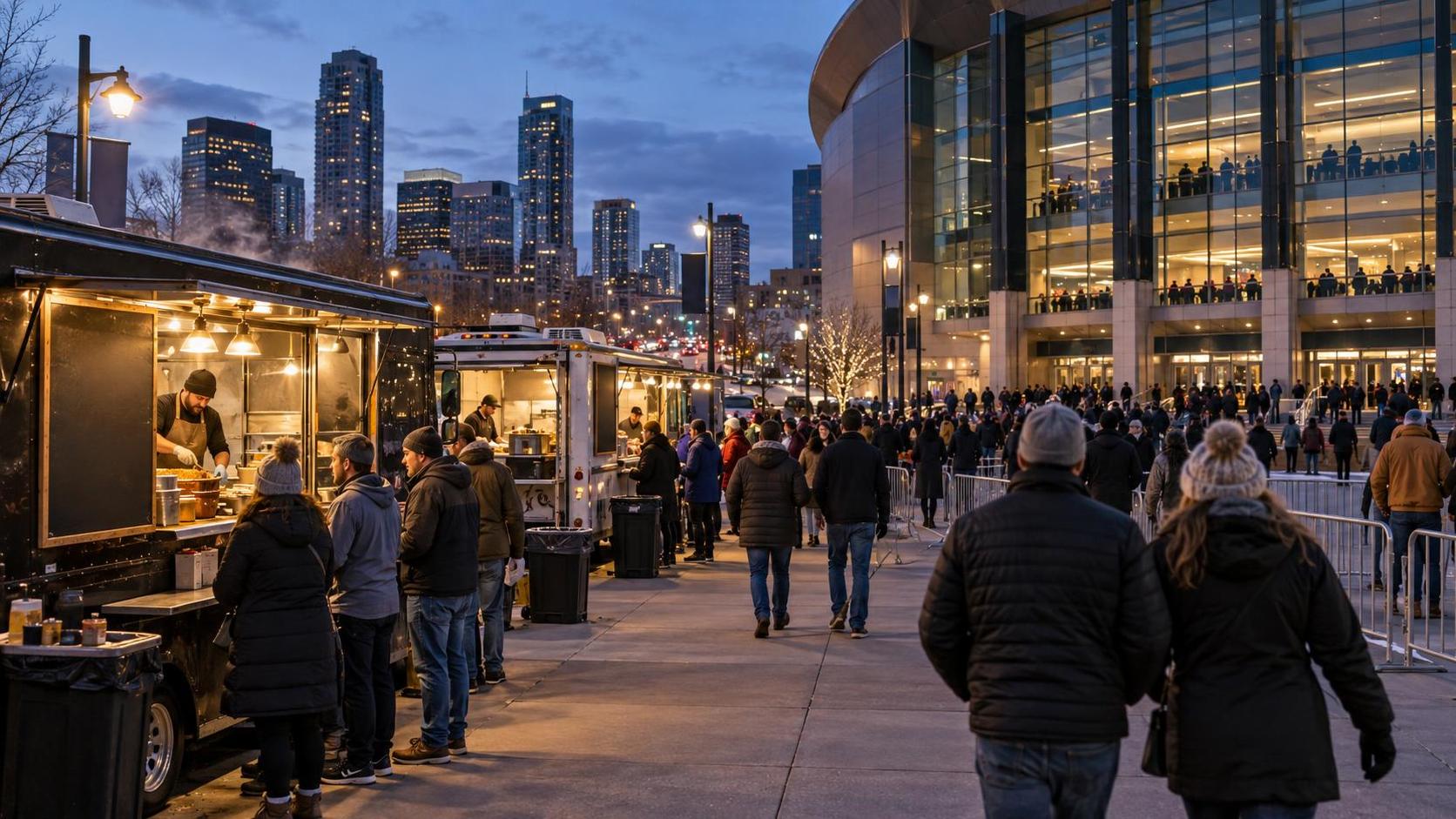 Colorado Avalanche vs. Nashville Predators — crowd in Denver, CO