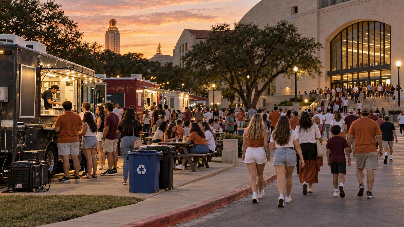 Texas Longhorns Womens Volleyball vs. Mississippi State Bulldogs Womens Volleyball — crowd in Austin, TX