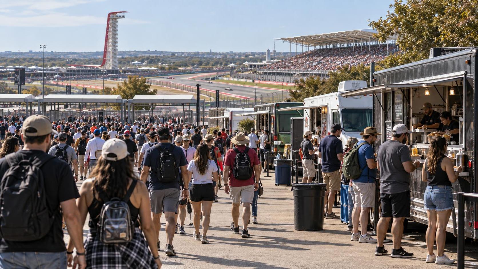 2026 Formula 1 MSC Cruises USGP - Sunday Admission — crowd in Austin, TX