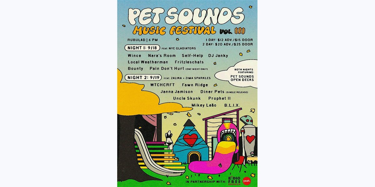 Pet Sounds Music Festival Vol. III in New York, NY