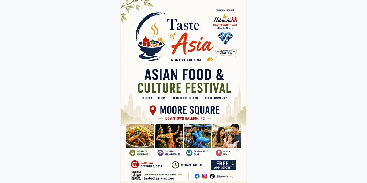Taste of Asia 2026 Raleigh photo in Raleigh, NC, NC