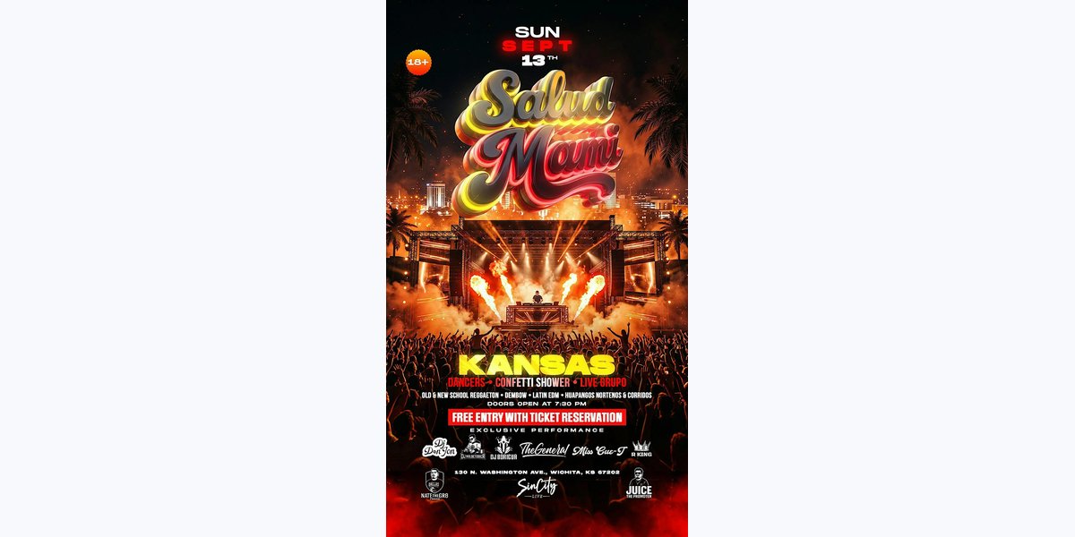 Salud Mami Reggaeton Music Festival- Wichita, Kansas in Wichita, KS