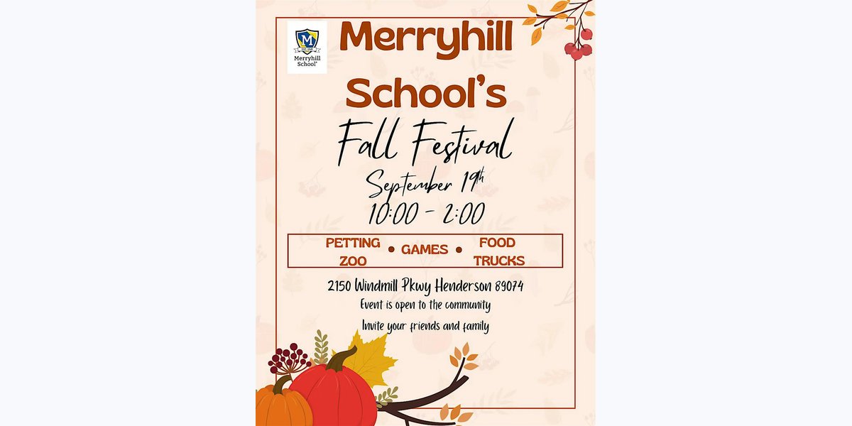Merryhill School's Fall Festival photo in Henderson, NV, NV