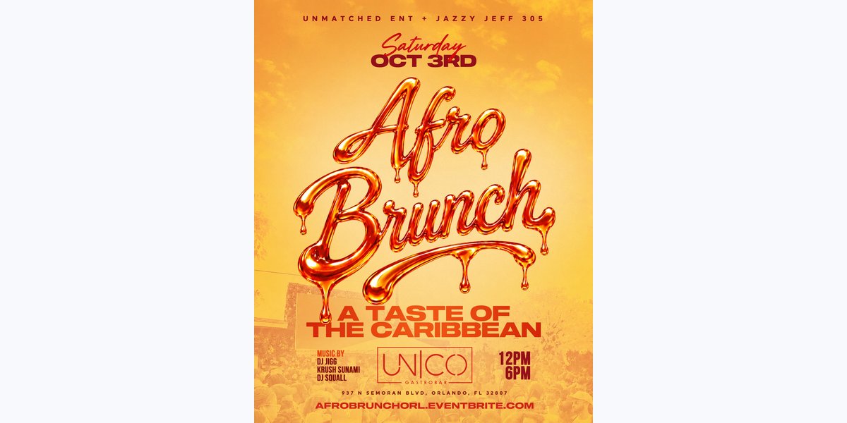 AFRO BRUNCH - A TASTE OF THE CARIBBEAN photo in Orlando, FL, FL