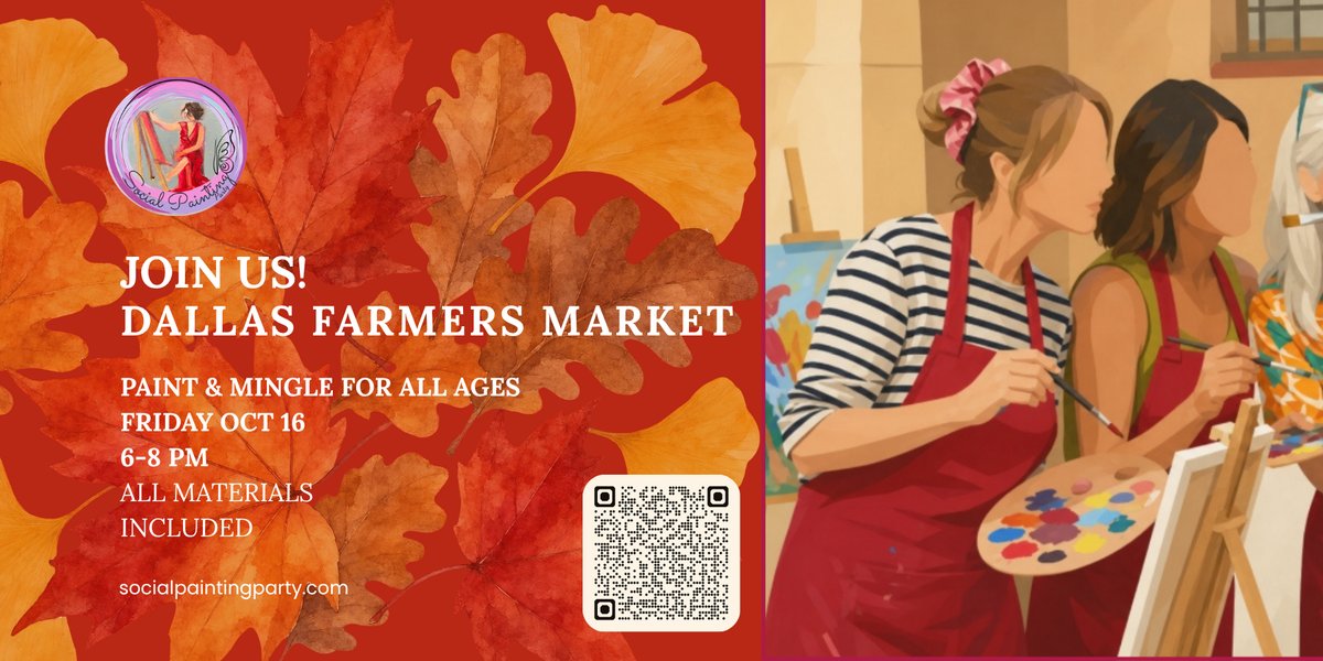 Paint & Mingle: Social Painting at Dallas Farmers Market — market in Dallas, TX