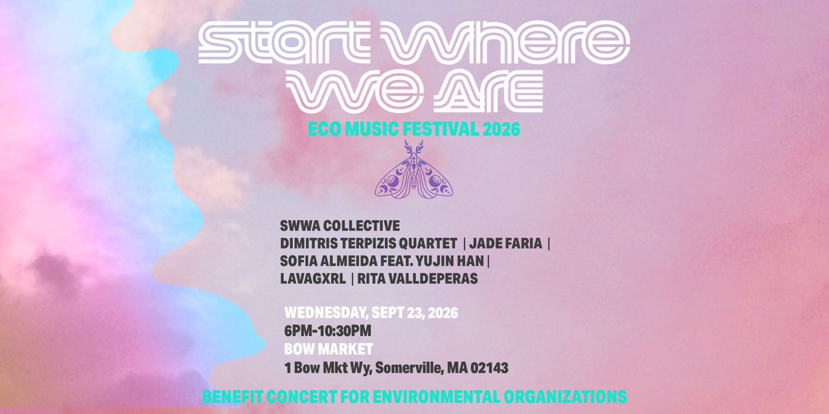 Start Where We Are Earth Music Festival 2026 in Somerville, MA