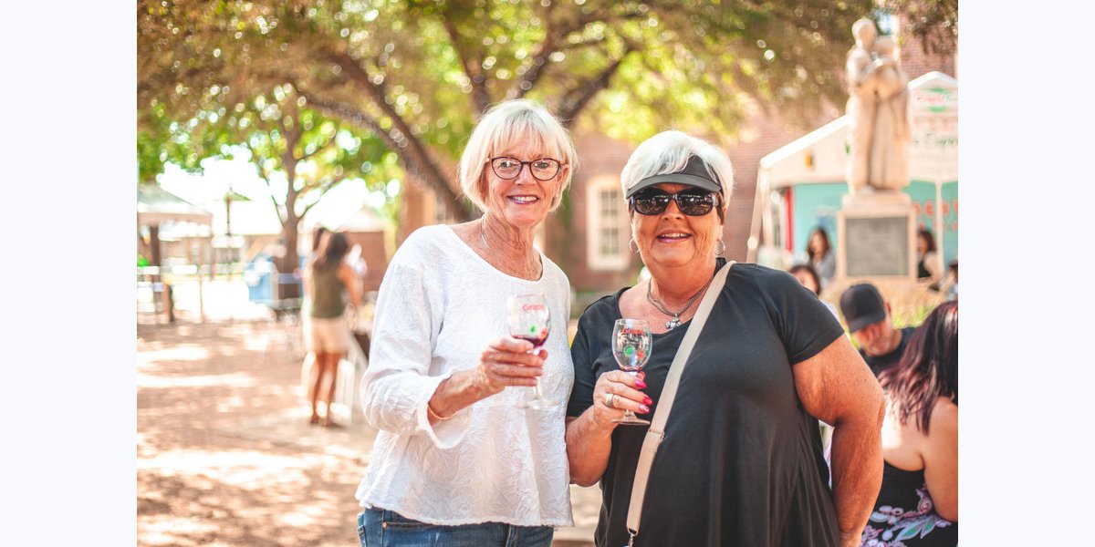 Food truck event scene for Texas