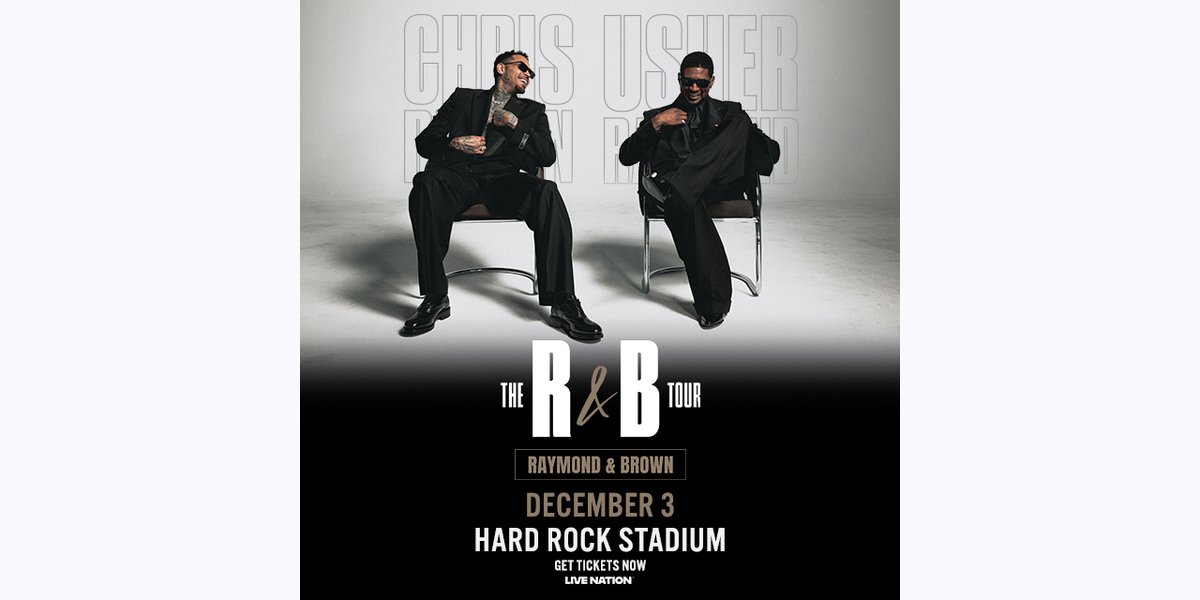 Usher & Chris Brown — The R&B Tour photo in Miami Gardens, FL