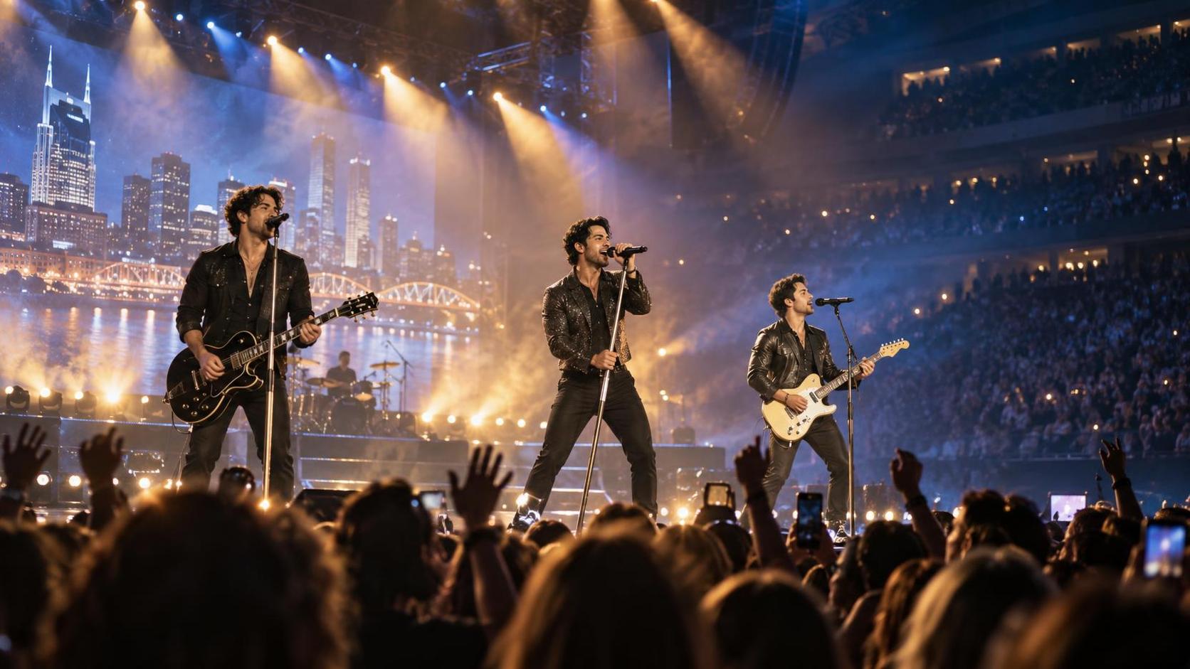 Jonas Brothers — The Burning Up Tour All Over Again — concert in Nashville, TN