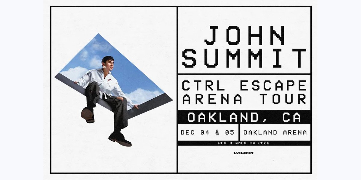 John Summit — CTRL ESCAPE Arena Tour photo in Oakland, CA