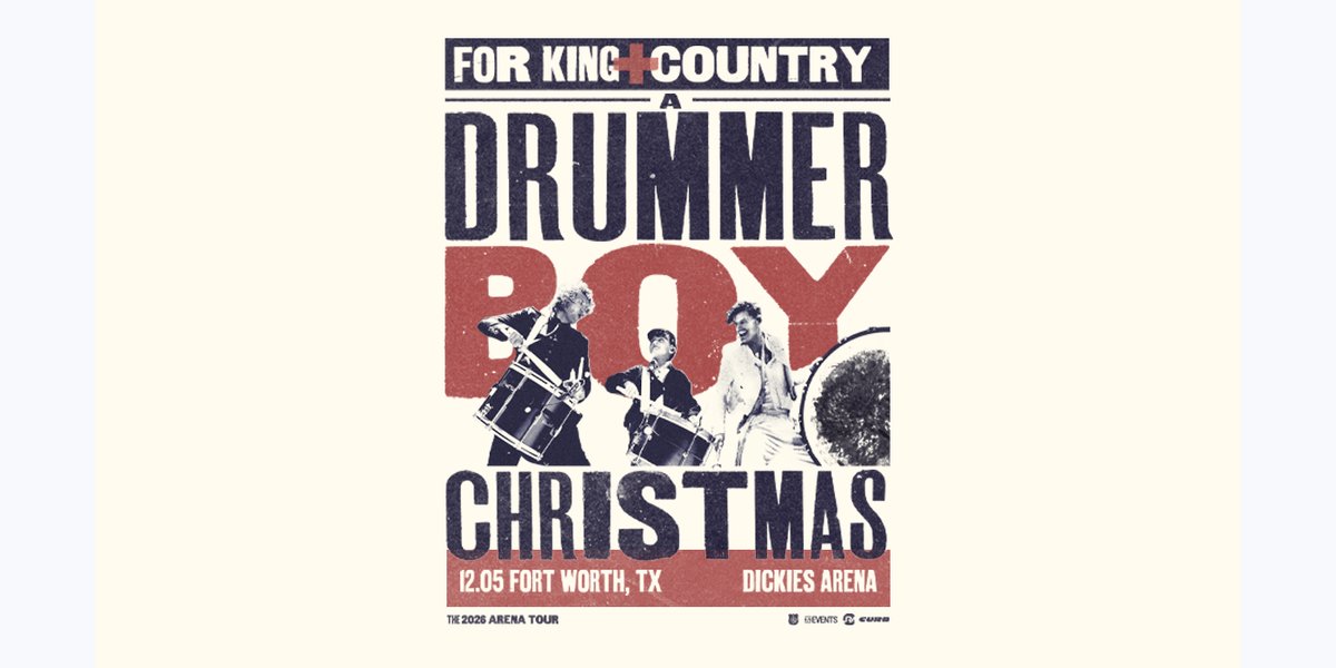 for KING + COUNTRY — A Drummer Boy Christmas photo in Fort Worth, TX