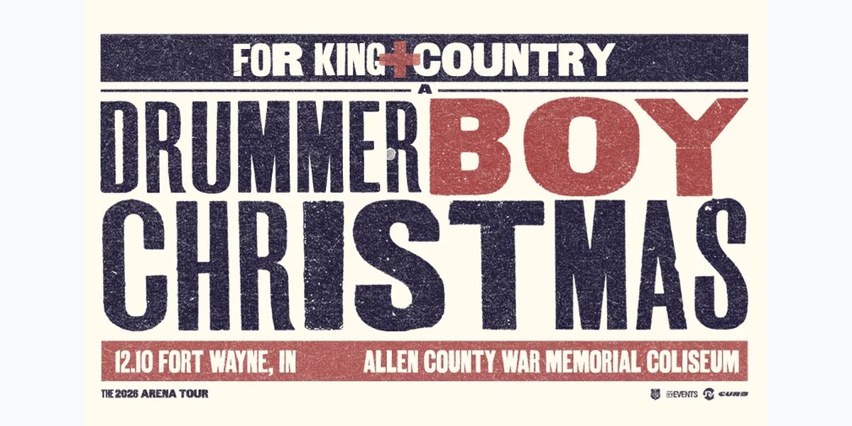 for KING + COUNTRY — A Drummer Boy Christmas photo in Fort Wayne, IN