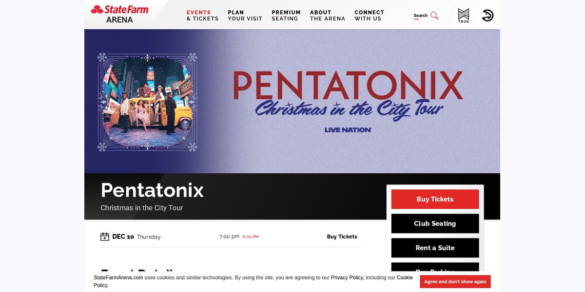 Pentatonix - Christmas in the City Tour at State Farm Arena — concert in Atlanta, GA