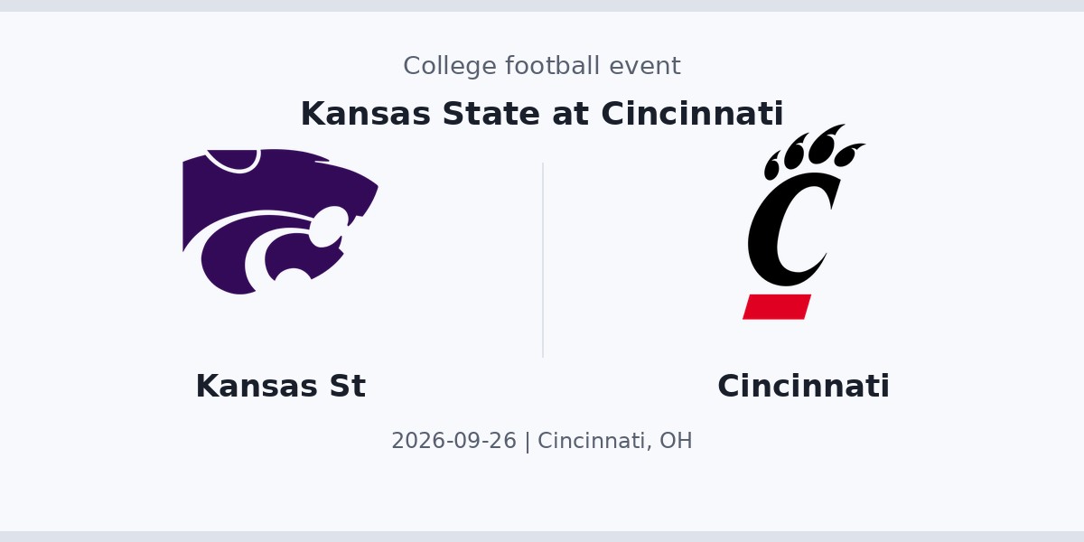 Kansas State at Cincinnati photo in Cincinnati, OH