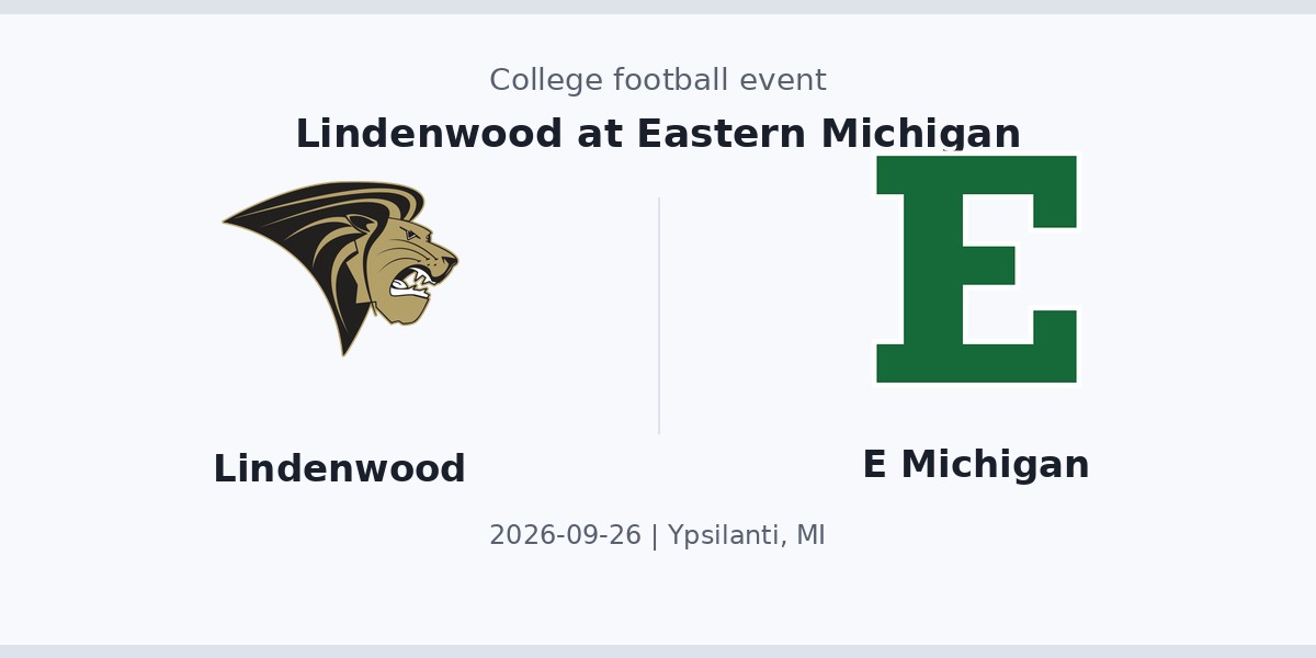 Lindenwood at Eastern Michigan photo in Ypsilanti, MI