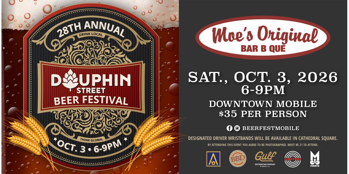 Dauphin Street Beer Festival at Moe's Original BBQ in Mobile, AL