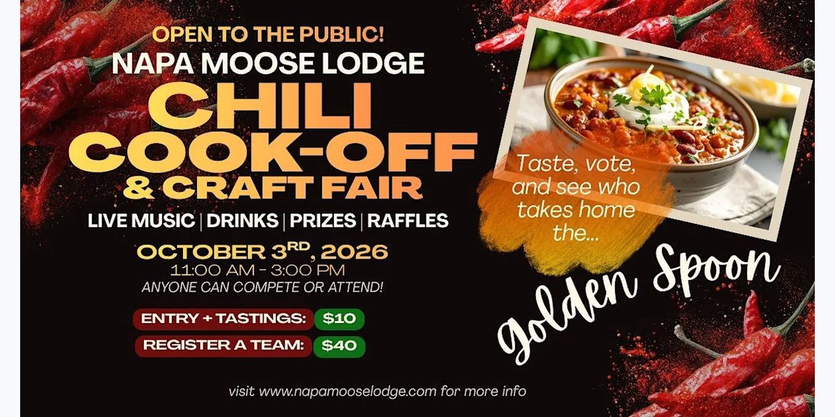 Napa Moose Lodge Chili Cook-Off and Craft Fair photo in Napa, CA, CA