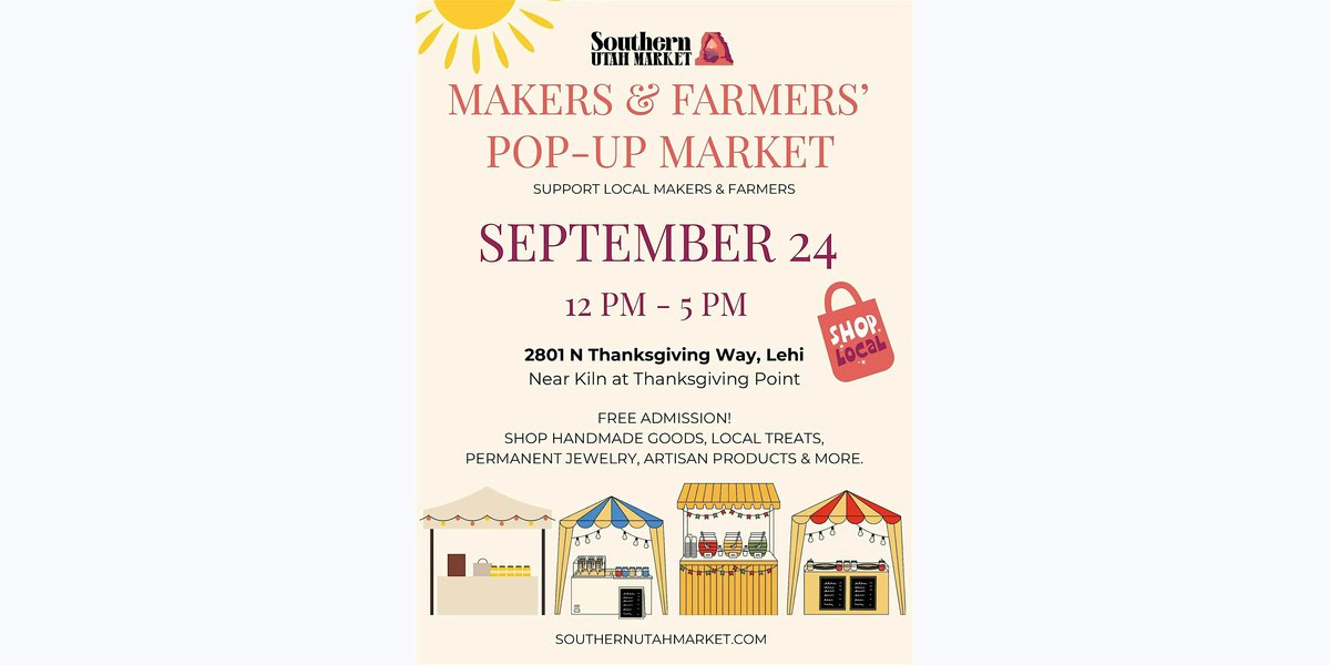 Lehi Makers & Farmers Pop-Up Market photo in Lehi, UT, UT