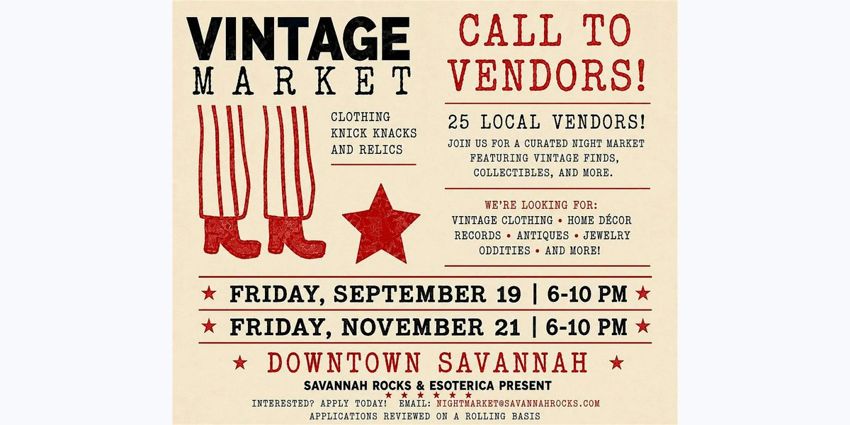 Downtown Vintage Night Market photo in Savannah, GA, GA