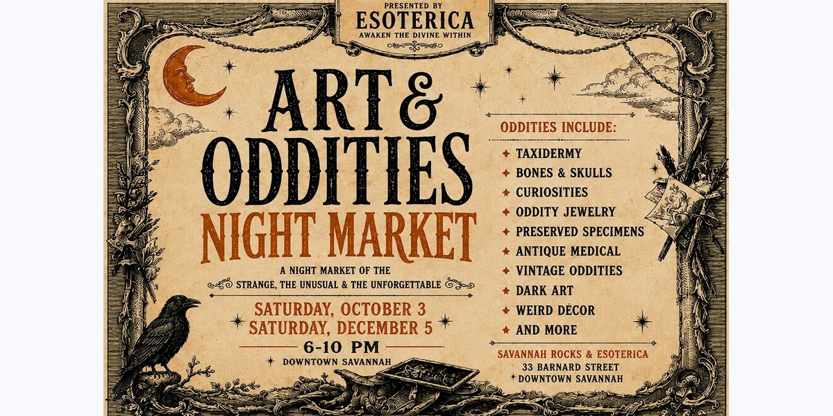 Downtown Oddities Night Market photo in Savannah, GA, GA