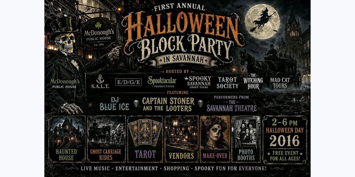 Savannah's First Annual Halloween Block Party photo in Savannah, GA, GA