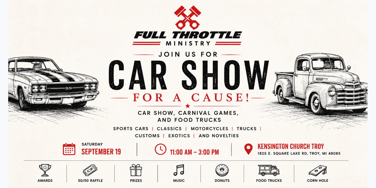 Full Throttle Car Show for a Cause - Vehicle Registration photo in Troy, MI, MI