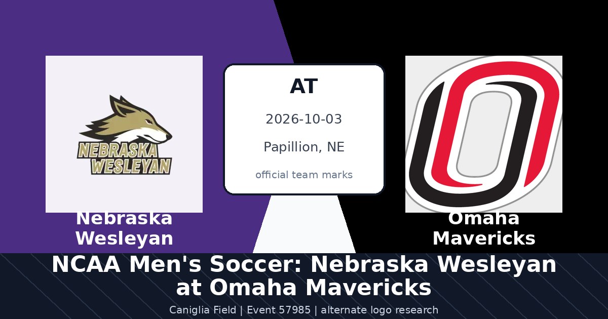 NCAA Men's Soccer: Nebraska Wesleyan at Omaha Mavericks photo in Papillion, NE