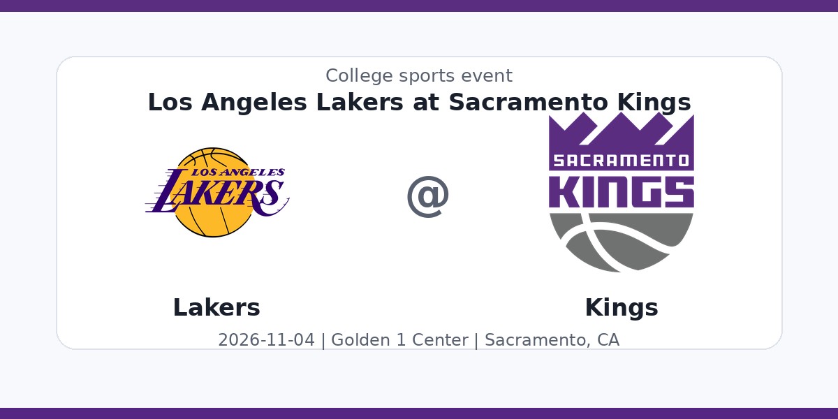 NBA: Los Angeles Lakers at Sacramento Kings - Nov 4 photo in Sacramento, CA