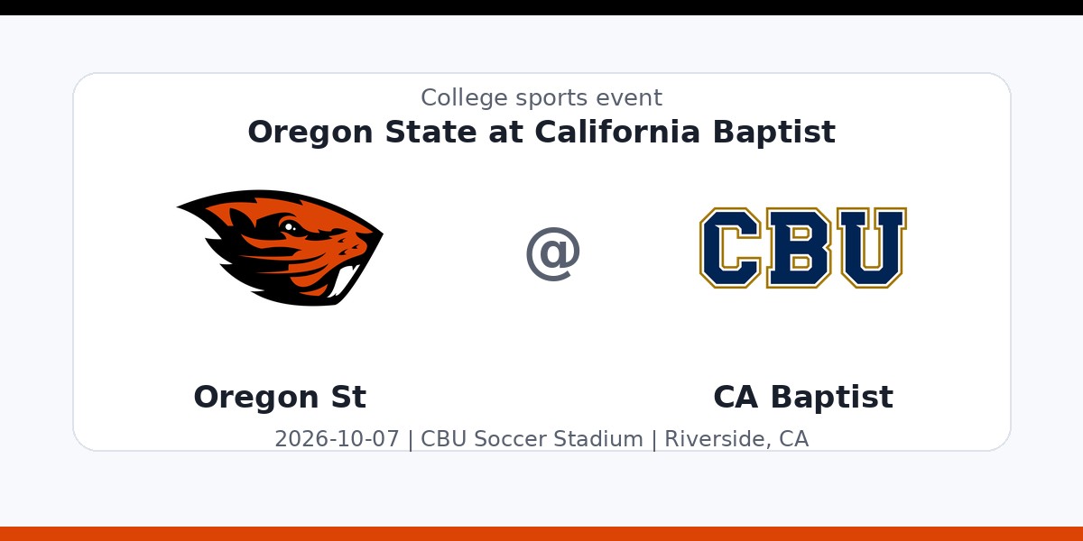NCAA Men's Soccer: Oregon State Beavers at California Baptist Lancers photo in Riverside, CA