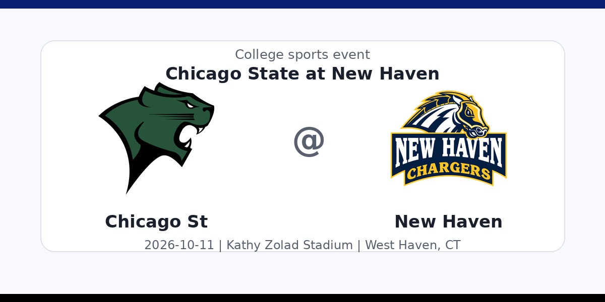 NCAA Men's Soccer: Chicago State Cougars at New Haven Chargers photo in West Haven, CT