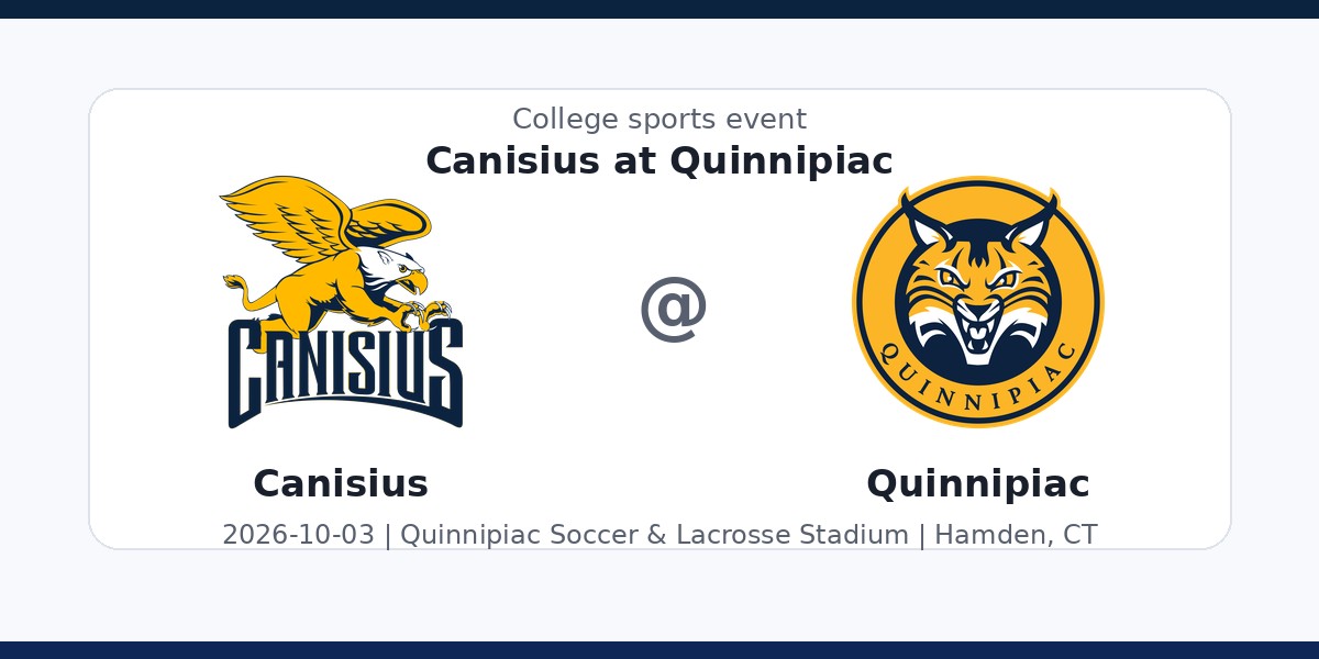 NCAA Men's Soccer: Canisius Griffins at Quinnipiac Bobcats photo in Hamden, CT