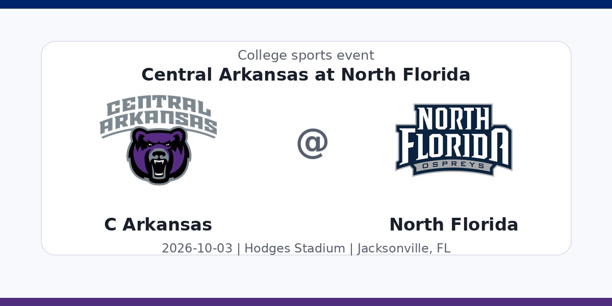 NCAA Men's Soccer: Central Arkansas Bears at North Florida Ospreys photo in Jacksonville, FL