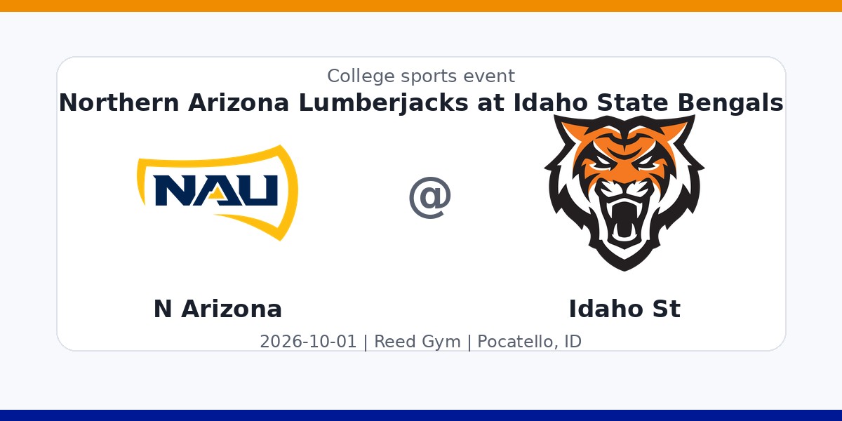 NCAAWVB: Northern Arizona Lumberjacks at Idaho State Bengals photo in Pocatello, ID